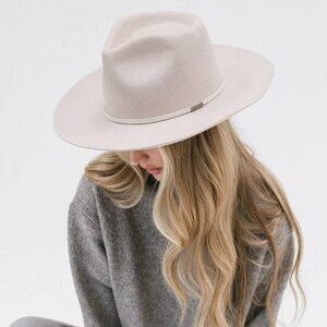 Gigi Pip Rowan Fedora Hat - Ivory